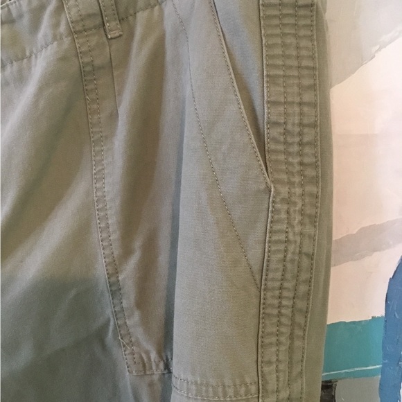 TALBOTS SLIM CARGO PANT 16P green - Picture 6 of 10